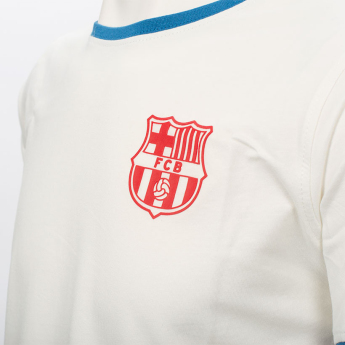 FC Barcelona детска тениска Cotton Offwhite
