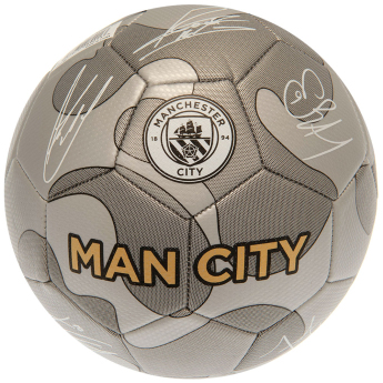 Manchester City футболна топка Camo Sig Football - Size 5