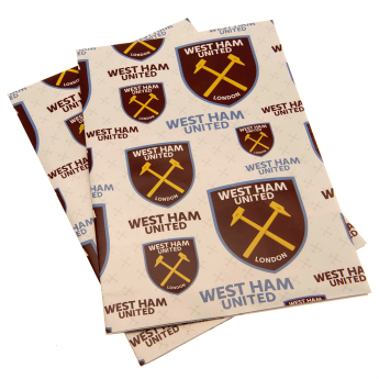 West Ham United опаковъчна хартия 2 pcs Gift Wrap