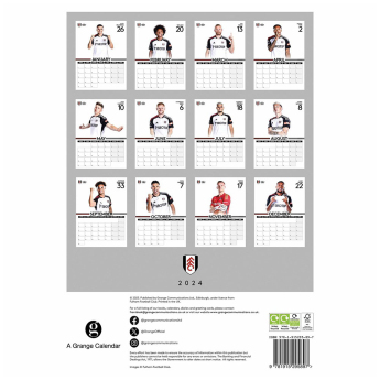 Fulham FC календар 2024