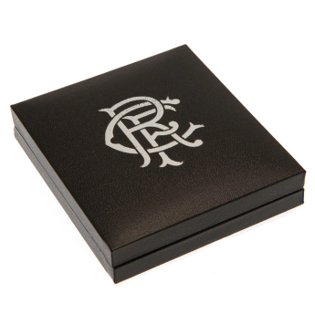 Rangers FC колие с висулка Scroll Crest Stainless Steel Pendant & Chain