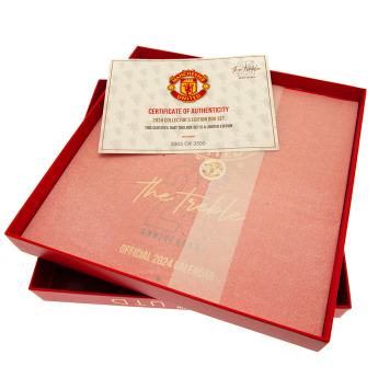 Manchester United подаръчна кутия Calendar & Diary Musical Gift Box 2024