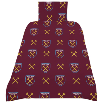 West Ham United спално бельо за единично легло Single Duvet Set CS