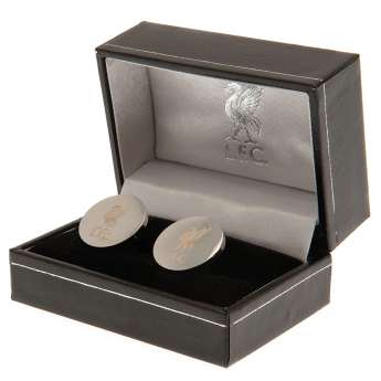 Liverpool FC копчета за ръкавели Stainless Steel Round Cufflinks