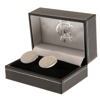 Rangers FC копчета за ръкавели Stainless Steel Round Cufflinks