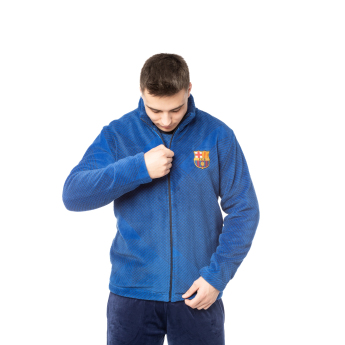 FC Barcelona мъжки суитшърт с качулка Chaqueta blue