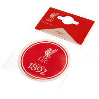 Liverpool FC стикер Single Car Sticker EST
