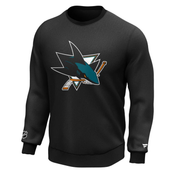 San Jose Sharks мъжки суитшърт Iconic Primary Colour Logo Graphic Crew