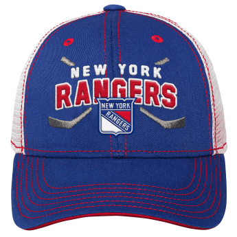 New York Rangers детска бейзболна шапка с козирка core lockup trucker snapback