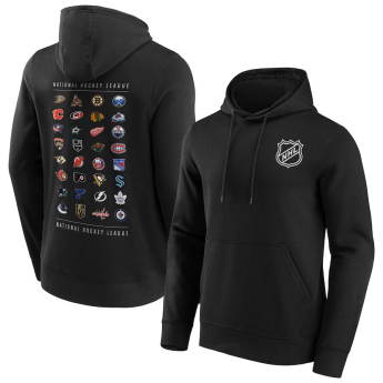 NHL продукти мъжки суитшърт с качулка NHL All Team Graphic Hoodie Black