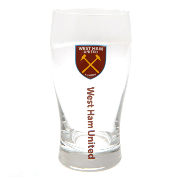West Ham United стъклена чаша Tulip Pint Glass