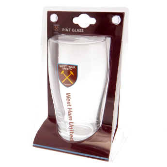 West Ham United стъклена чаша Tulip Pint Glass