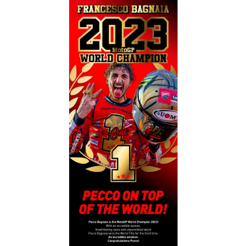 Francesco Bagnaia мъжка тениска 2023 MotoGp World Champion