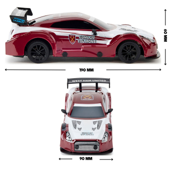 West Ham United кола с дистанционно управление Radio Control Sportscar 1:24 Scale