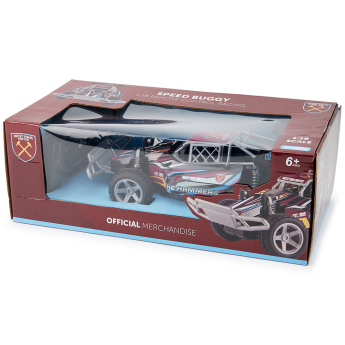 West Ham United кола с дистанционно управление Radio Control Speed Buggy 1:18 Scale