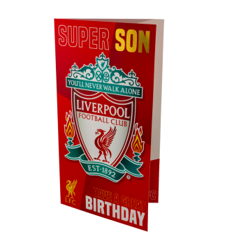 Liverpool FC картичка за рожден ден Hope it’s as amazing as you are! Super Son