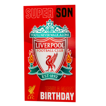 Liverpool FC картичка за рожден ден Hope it’s as amazing as you are! Super Son