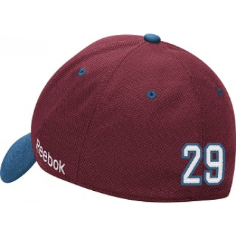 Colorado Avalanche баскетболна шапка с козирка Nathan MacKinnon #29 Structured Flex 15