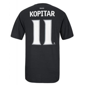 Los Angeles Kings мъжка тениска Tee Flat Anze Kopitar black