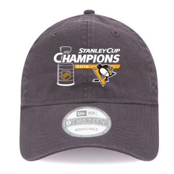 Pittsburgh Penguins баскетболна шапка с козирка 2016 Stanley Cup Champions 9TWENTY Charcoal