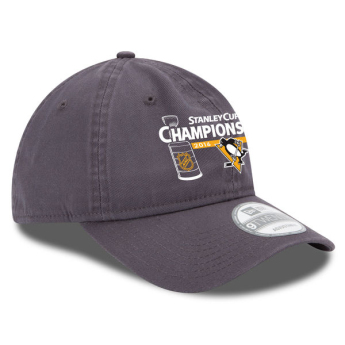 Pittsburgh Penguins баскетболна шапка с козирка 2016 Stanley Cup Champions 9TWENTY Charcoal