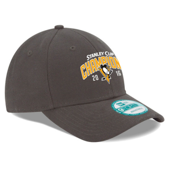 Pittsburgh Penguins баскетболна шапка с козирка 2016 Stanley Cup Champions 9FORTY Charcoal