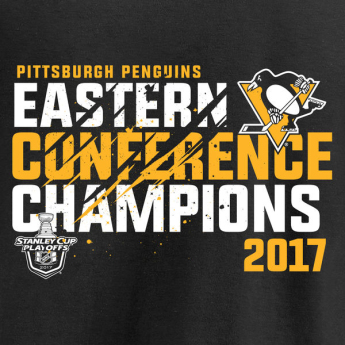 Pittsburgh Penguins мъжка тениска 2017 Eastern Conference Champions Goal Tend