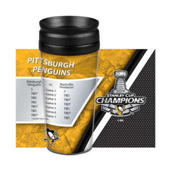 Pittsburgh Penguins халба 14oz. 2017 Stanley Cup Champions Full Wrap Tumbler