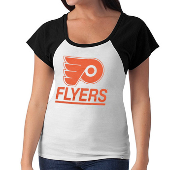 Philadelphia Flyers дамска тениска Big Time Slim Fit Raglan T-Shirt