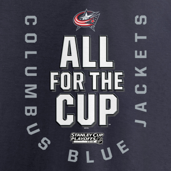 Columbus Blue Jackets дамска тениска grey 2018 Stanley Cup Playoffs Bound Behind The Net