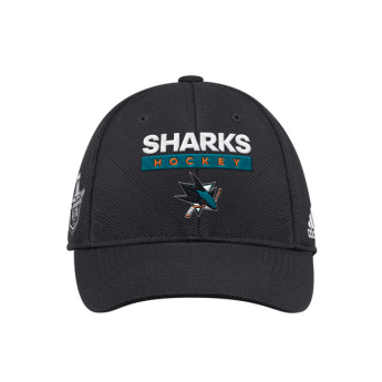 San Jose Sharks баскетболна шапка с козирка black 2018 Stanley Cup Playoffs Bound Sidepatch Flex