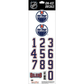 Edmonton Oilers стикери hockey helmet Decals