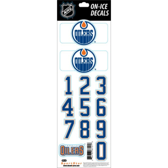 Edmonton Oilers стикери hockey helmet Decals