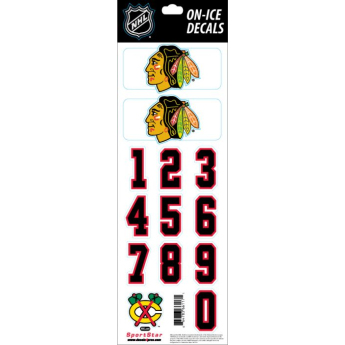 Chicago Blackhawks стикери hockey helmet Decals