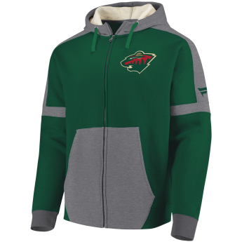 Minnesota Wild мъжки суитшърт с качулка green Iconic Fleece