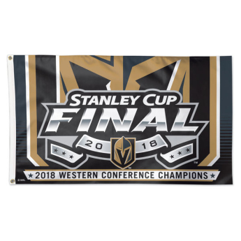 Vegas Golden Knights знаме 2018 Western Conference Champions On-Ice Flag
