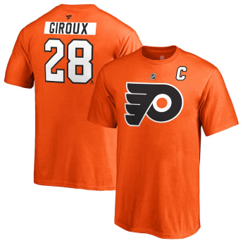 Philadelphia Flyers детска тениска orange #28 Claude Giroux Stack Logo Name & Number