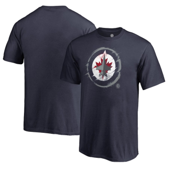 Winnipeg Jets детска тениска dark blue Splatter Logo