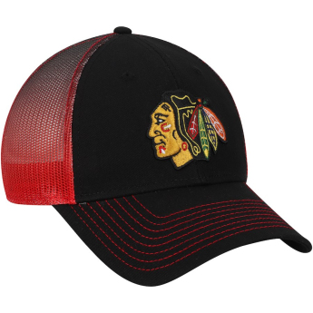 Chicago Blackhawks баскетболна шапка с козирка Cross Fade Trucker