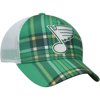 St. Louis Blues баскетболна шапка с козирка Adidas St. Patrick´s Day Trucker