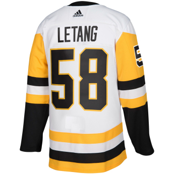 Pittsburgh Penguins хокейна фланелка #58 Kris Letang adizero Away Authentic Player Pro