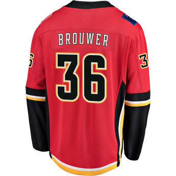 Calgary Flames хокейна фланелка #36 Troy Brouwer Breakaway Alternate Jersey
