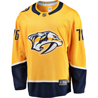Nashville Predators хокейна фланелка yellow #76 PK Subban Breakaway Alternate Jersey