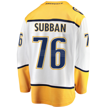 Nashville Predators хокейна фланелка white #76 PK Subban Breakaway Alternate Jersey