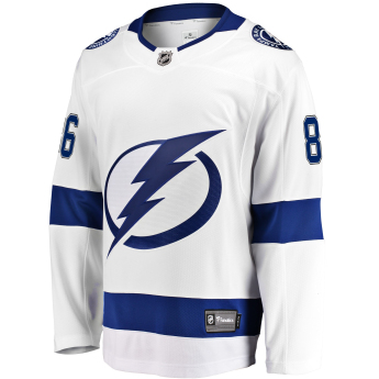 Tampa Bay Lightning хокейна фланелка white #86 Nikita Kucherov Breakaway Alternate Jersey