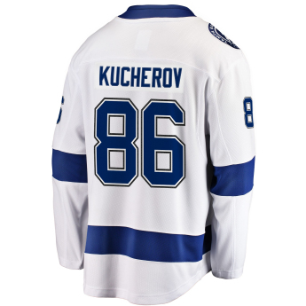 Tampa Bay Lightning хокейна фланелка white #86 Nikita Kucherov Breakaway Alternate Jersey
