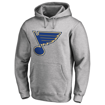 St. Louis Blues мъжки суитшърт с качулка grey Fanatics Branded Primary Logo