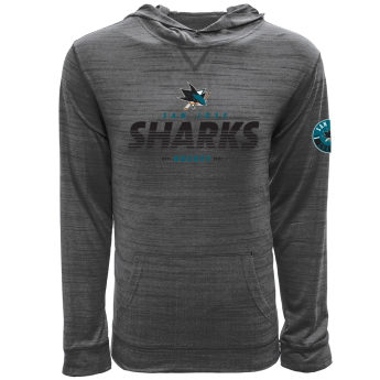 San Jose Sharks мъжки суитшърт с качулка grey Static Hood