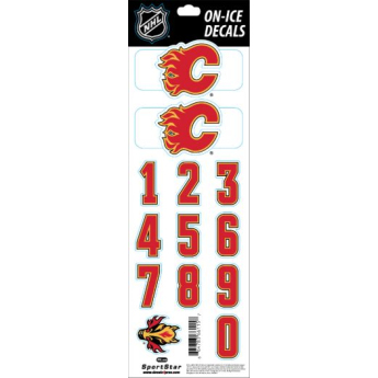 Calgary Flames стикери за каска Decals
