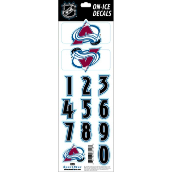 Colorado Avalanche стикери за каска Decals